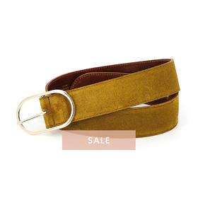 HERBERT LA PANAME VELOURS -mustard