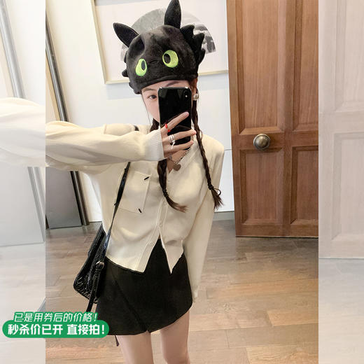 <曾小咸推荐>直接破价亏本秒！直破成本价，卖完下架！【甜甜软糯】2色毛织开衫 日常169.99 立减100 秒杀69.99！！ 商品图2