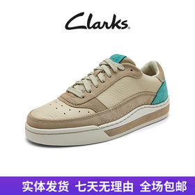 【自营】Clarks/其乐  艺动系列男鞋新品复古潮流拼色舒适耐磨透气休闲板鞋 261709337