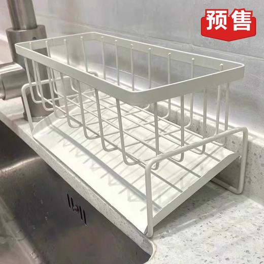 水槽边缘利用 带斜坡沥水篮 商品图0
