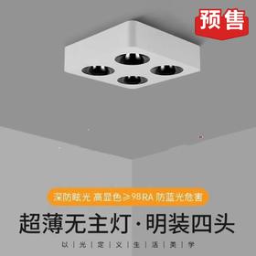 明装筒灯 4头 7w×4