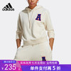 5折【自营】adidas/阿迪达斯  三叶草连帽卫衣女2023春季新款运动套头衫潮 IC5229 商品缩略图0