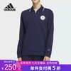 5折【自营】adidas/阿迪达斯  男士运动休闲翻领卫衣套头衫 JD1591 商品缩略图0