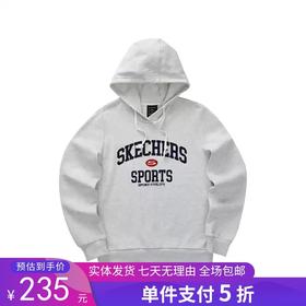 5折【自营】Skechers/斯凯奇  卫衣女2023秋季新款跑步休闲运动服宽松健身套头衫 L423W004