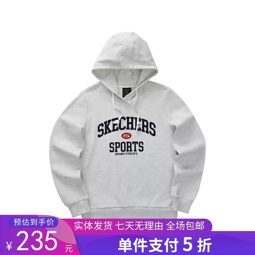 5折【自营】Skechers/斯凯奇  卫衣女2023秋季新款跑步休闲运动服宽松健身套头衫 L423W004 商品图0