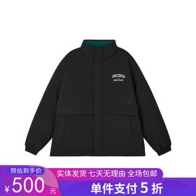 5折【自营】Skechers/斯凯奇  男女同款冬季休闲通勤风双面穿裥棉外套 L124U026