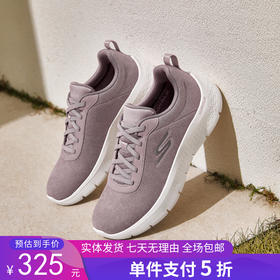 5折【自营】Skechers/斯凯奇  斯凯奇女鞋新款反毛皮休闲跑步鞋缓震绑带健步鞋 896168