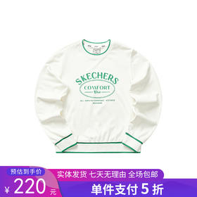 5折【自营】Skechers/斯凯奇  20223秋季新品女运动休闲时尚套头卫衣 L323W017