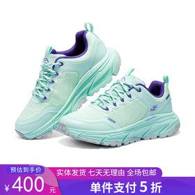 5折【自营】Skechers/斯凯奇  斯凯奇女春新款缓震户外休闲运动鞋 180168