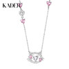卡蒂罗/KADER 双色可选 心愿猫项链 简约小众百搭镂空锁骨链 轻奢高级感甜心少女吊坠  925银 送节日女朋友七夕礼盒 商品缩略图0