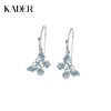 卡蒂罗/KADER 薄荷曼波系列 花飞蝶舞耳钩 足银999闪闪蝶舞灵动吸睛耳环 浪漫蝴蝶自由之翼甜美高级感配饰 恋爱告白 商品缩略图0