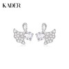 卡蒂罗/KADER 三生有杏系列 杳有灵心耳钉 925银莫桑石新中式国风设计耳饰 闪耀吸睛好运款配饰 送女生礼盒款 商品缩略图0
