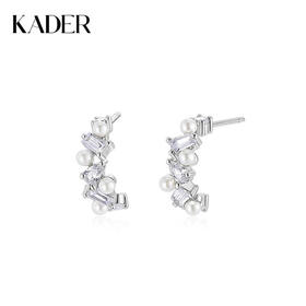 卡蒂罗KADER 微光闪耀耳钉 轻奢小众设计 闪耀 S925银 耳钉 女款 闺蜜同款送礼 礼盒