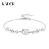 卡蒂罗/KADER 心愿猫手链 简约小众百搭镂空银饰品 轻奢高级感甜心少女手饰 闪锆吸睛 925银 送节日女朋友七夕礼盒 商品缩略图0