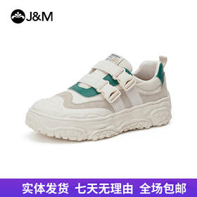 【自营】J&M/快乐玛丽  快乐玛丽登山鞋女2023秋季厚底户外徒步一脚蹬丑萌大头鞋女鞋 65528W