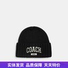 【自营】coach/蔻驰  正面徽标刺绣针织绒线帽子男女同款 CU806 BLK  ONE 商品缩略图0