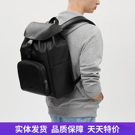 【自营】coach/蔻驰  新品男士RACER双肩包真皮休闲大容量背包 CU112 QB/BK