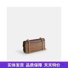 【自营】coach/蔻驰  盖斜挎包签名帆布 CW010 IMXHE