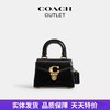 【自营】coach/蔻驰  女士经典标志皮革SAMMY 12号顶部手柄手袋 CP400 B4/BK 商品缩略图0