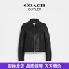 【自营】coach/蔻驰  女士皮革夹克外套 CG669 BLK 商品缩略图0