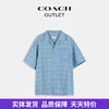 【自营】coach/蔻驰  奥莱男士经典老花户外衬衫短袖休闲舒适纯棉 C7812 X0L 商品缩略图0