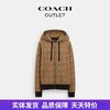 【自营】coach/蔻驰  女士全身经典标志老花拉链连帽卫衣 CR040 E7V 商品缩略图0