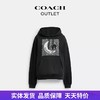 【自营】coach/蔻驰  女士HALLOWEEN BLACK CAT MOON经典标志连帽卫衣 CX168 BLK 商品缩略图0