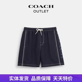 【自营】coach/蔻驰  男士游泳短裤运动舒适休闲时尚百搭夏季 CO830 RF2