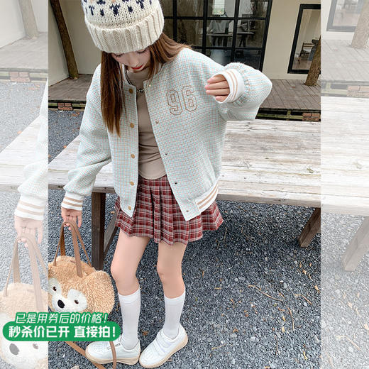 【269元任选2件】现货！成本巨贵，拍下包赚！美式学院风绿色宽松显瘦棒球服外套 商品图0