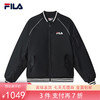 3件折上7折【自营】FILA/斐乐  斐乐棉服情侣款2023春新款时尚宽松轻便棒球领棉服夹克外套衣 F11U319901FBK 商品缩略图0