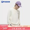 3件折上7折【自营】FILA/斐乐  FUSION斐乐潮牌男子针织套头衫2024春新款时尚休闲简约卫衣 T11M413202FBG 商品缩略图0