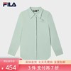 3件折上7折【自营】FILA/斐乐  女子梭织长袖衬衫2024秋新款时尚休闲刺绣宽松上衣 F11W438404FLG 商品缩略图0