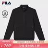 3件折上7折【自营】FILA/斐乐  斐乐男士针织长袖外套2024秋新款时尚简约商务休闲上衣 F11M432502FBK 商品缩略图0