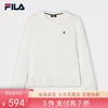 3件折上7折【自营】FILA/斐乐  斐乐女子编织衫2024春季新款时尚简约基础休闲套头毛衣 F11W411401FIV 商品缩略图0