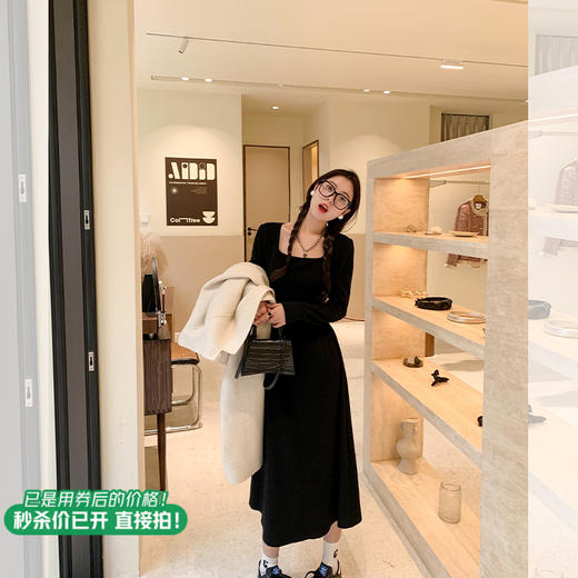 【179元任选2件】现货！方领连衣裙 商品图4