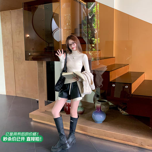 【110元任选2件】现货！毛织打底衫 商品图4