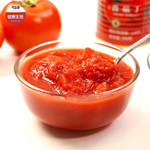 中粮屯河番茄丁 河套平原番茄 茄味香浓 一酱多种吃法 调味增香 390g*6罐    商品图4