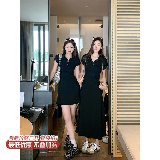 【169元任选2件】现货秒杀！卖完不补 ！翻领修身连衣裙长款 商品图1
