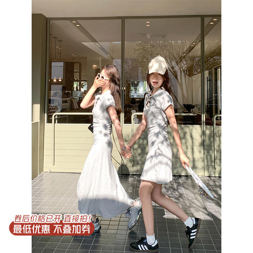 【169元任选2件】现货秒杀！卖完不补 ！翻领修身连衣裙长款 商品图2