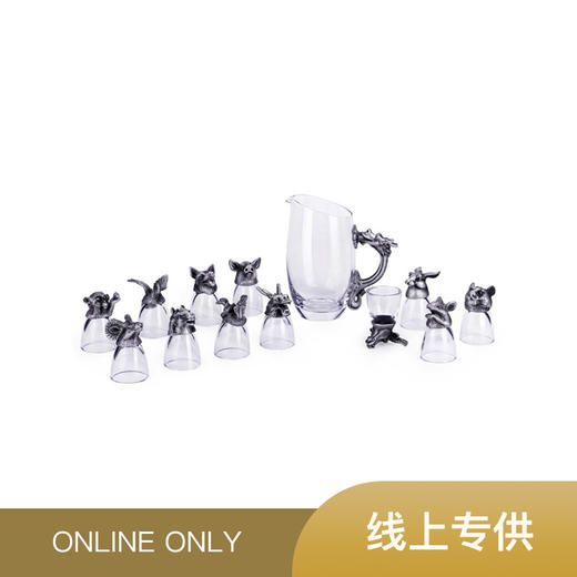 罗比罗丹 十二生肖兽首摇酒器套装 商品图0