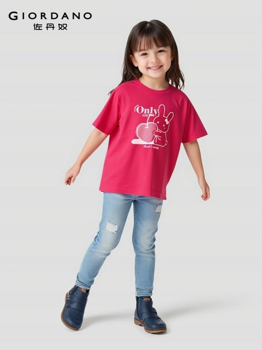 佐丹奴童装25年新款纯棉T恤衫03395202 商品图0