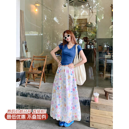 【99元任选2件】新品现货秒杀！卖完下架不再补 ！微信粉丝打折价！！蓝色短袖T恤 商品图1