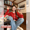 <曾小咸推荐>现货秒杀 ！微信超特价！撞色毛织短款开衫 日常189.99/件 立减100 秒杀89.99/件！！ 商品缩略图1