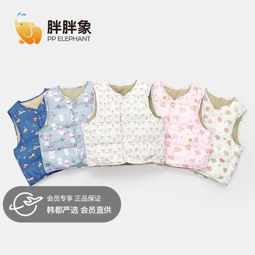 【59元任选2件】胖胖象品牌儿童羽绒马甲90白鸭绒填充御寒保暖轻薄舒适聚 商品图0