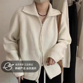 【OSMICARMIC 立领拉链针织衫】拉链设计 视觉显瘦 立领显脸小 叠穿有层次 手感柔软细腻又舒适