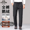 香港老爷车LAOYECHE鹅绒休闲裤 平口/束口两款任选 90白鹅绒 新款松紧弹力直筒裤 商品缩略图0