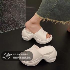 【显腿长❗️百搭高跟拖鞋】亲肤透气，久穿不累！厚底EVA拖鞋女外穿一字拖女居家凉拖鞋凉拖女沙滩鞋