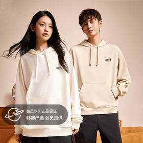 jeep情侣复古卫衣丨怀旧随性 舒适体感 圆领套头运动上衣