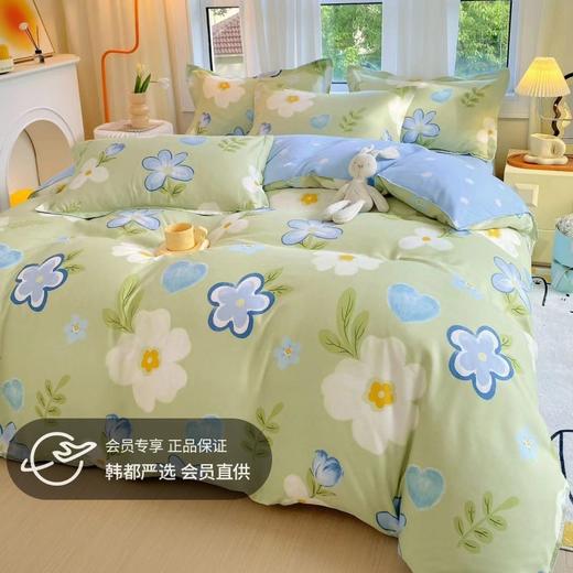 【积分兑换】【四季通用】磨毛亲肤斜纹印花磨毛四件套 商品图0