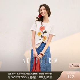 复古花朵T穿搭灵感